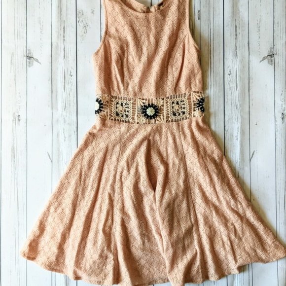 3/$20 Free People Daisy Cage Knit Dress - Picture 4 of 8